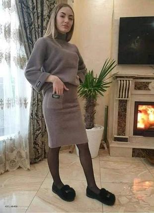 Сукня стильна пудровий 50 розмір