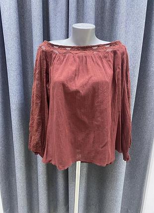 Блуза с открытыми плечами miss selfridge 10/38