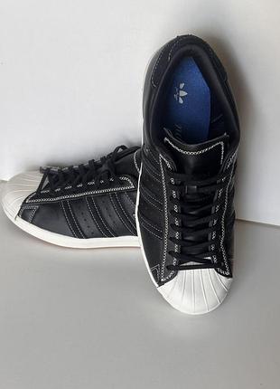 Кросівки end. x adidas superstar vintage "tying the knot" оригінал у чорному кольорі.