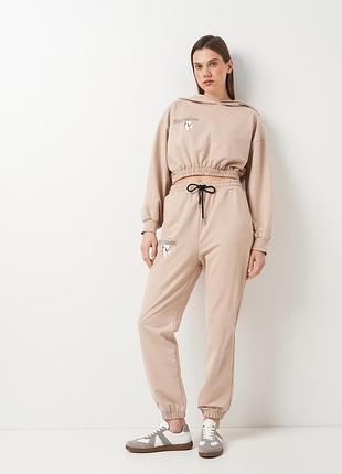 Спортивный костюм женский coco bianca 176098 40 светло-коричневый (lv2200004689326)