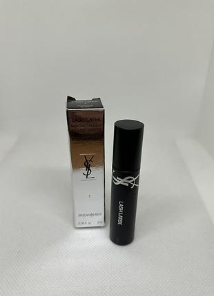 Оригинальный миниатюра yves saint laurent lash latex mascara тушь с эффектом удлинения и подкручивания ресниц