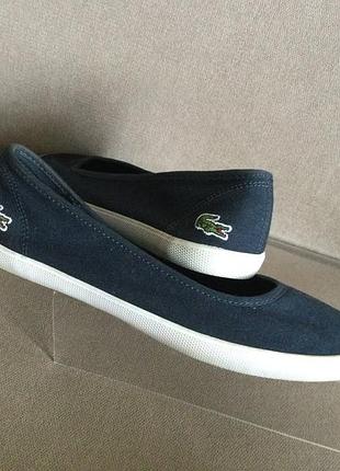 Lacoste marthe lcr, балетки відомого брену, оригінал.