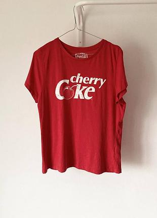 Cherry coke червона футболка