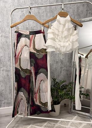 Стильний літній комплект zara розмір s–m