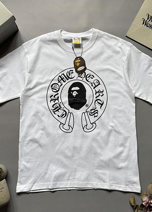 Футболки bape x chrome hearts — цена 900 грн в каталоге Футболки