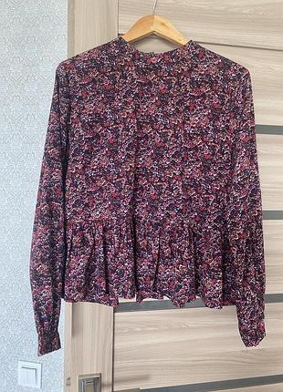 Блузка баска boohoo p. l-xl