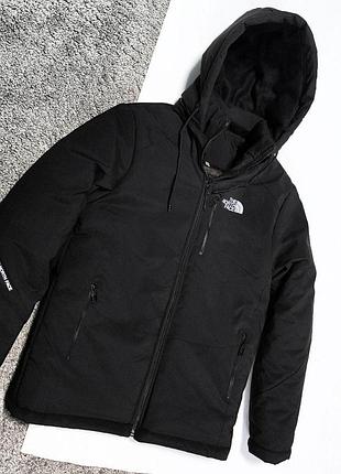 Зимняя куртка the north face 700 черная (рефлектив) 3xl