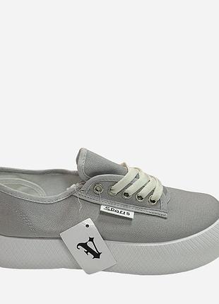 Жіночі кеди низькі violeta 9-762*60 38 23.5 см сірі (lv2200005084069)