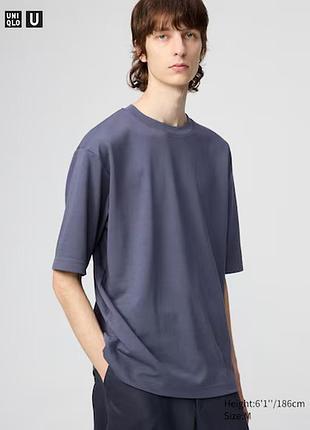 Оверсайз футболка преміум-серії uniqlo u з технологією airism