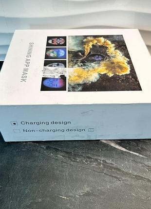 Маска з led підсвічуванням управління рукою жестами світломузика від bluetooth проекція зображень shining app mask