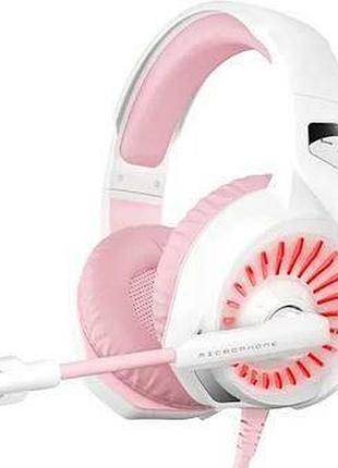 Профессиональные игровые наушники ziumier z20 pink