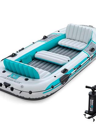Лодка надувная bestway 65159 adventure elite x5 до 600 кг