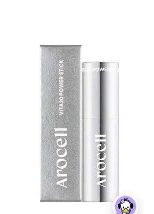 Освітлювальний бальзам-стік з 20% вітаміну с та солодкою arocell vita20 power stick