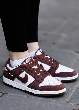 Nike sb dunk low sail red sepia