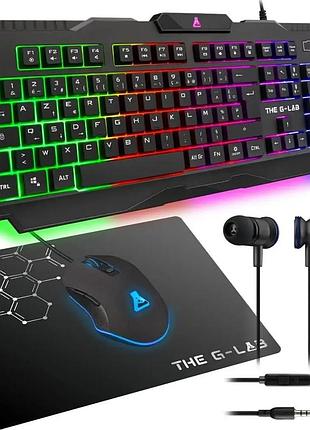 Игровой комплект the g-lab combo helium 4-in-1 (поврежденная коробка)