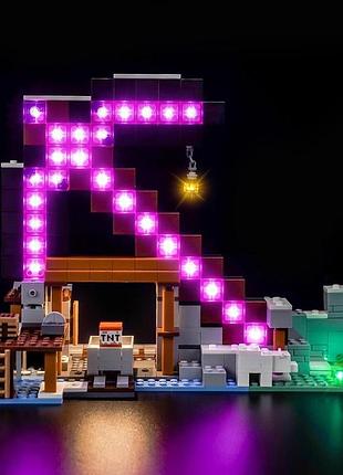 Набор декоративного освещения для lego the pickaxe mine