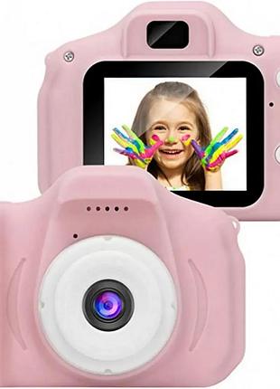 Детский цифровой фото-видеоаппарат х2 pink