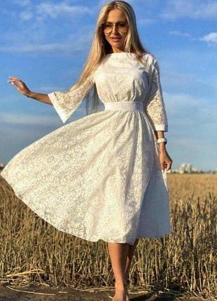 Платье женское креп-дайвинг, мереживо щильне 36 38 40 42 44 46 48 50 52 54 56 58 60 62 64 66 68 70 размера | 54