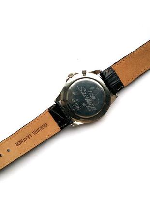 Fossil star master годинник із сша wr30m шкіра безель дата підсвічування7 фото