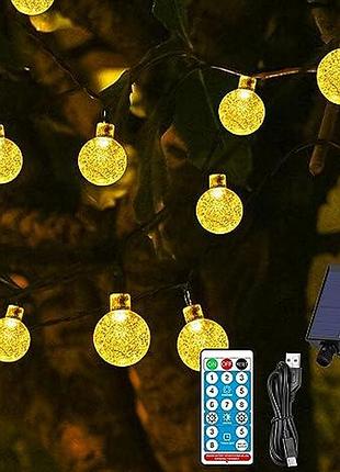Сонячні казкові вогні відкритий 11,5 м/37 футів