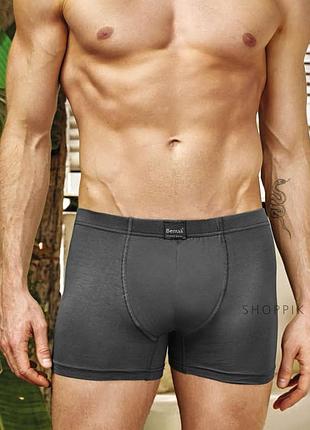Трусы боксеры мужские berrak 4498 xl, серый