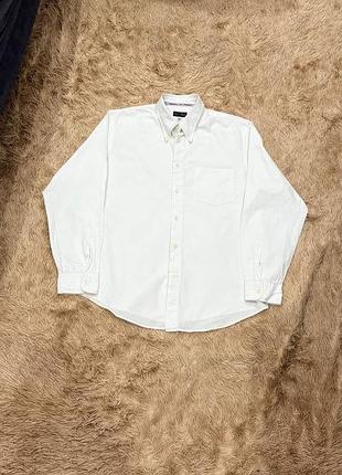 Біла сорочка белая рубашка armani jeans армани джинс оригинал l