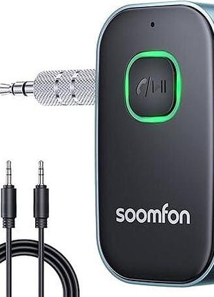 Bluetooth 5,0 aux адаптер передатчик приемник 2 в 1 -soomfon