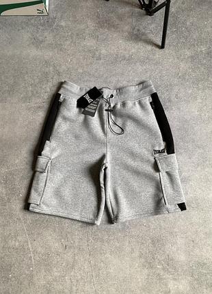 Everlast premium cargo short оригінал нові чоловічі шорти котонові трикотажні сірі спортивні карго повсякденні оригінальні брендові фірмові