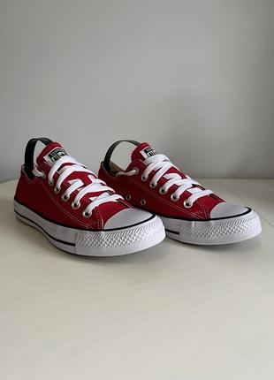 Кеди converse all star червоні