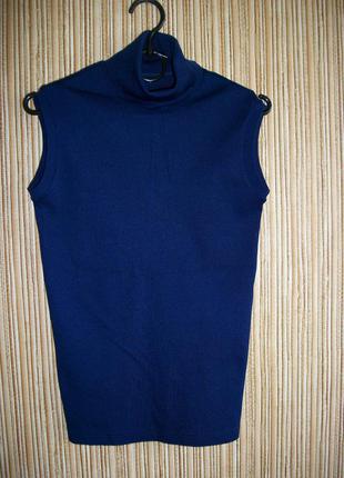 Нарядная  футболка тёмно-синего цвета (4047)