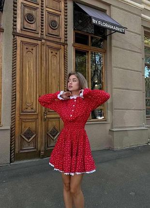 Сукня жіноча принтова тканина, прошва 36 38 40 42 44 46 48 50 52 54 56 58 60 62 64 66 68 70 розміри | 50