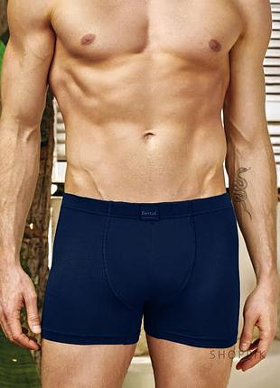 Трусы боксеры мужские berrak 4498 xxl, темно-синий