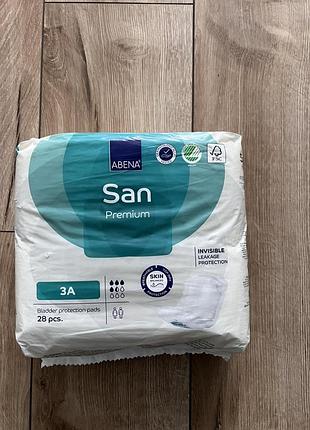 Abena san 3a premium прокладки при недержании мочи 28 шт. (дания)