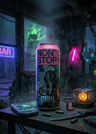 Энергетический напиток non stop stalker red limited edition 500ml