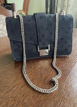 🖤 сумка zara чорна з ланцюжком / mini crossbody
