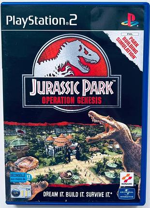 Jurassic park operation genesis, б/у, английская версия - диск для playstation 2