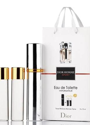 Парфуми в подарунковому пакованні christian dior homme sport (діор хом спорт) 45 мл