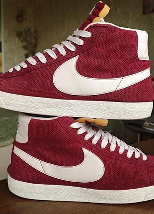 Чоловічі кросівки nike blazer mid premium vintage suede