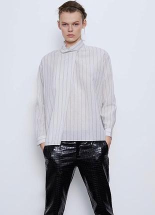 Блуза рубашка zara размер м