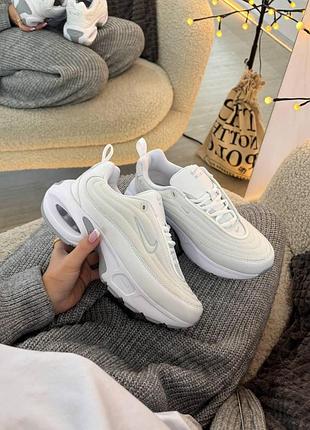 Білі кросівки унісекс nike air max portal white grey х портал 41