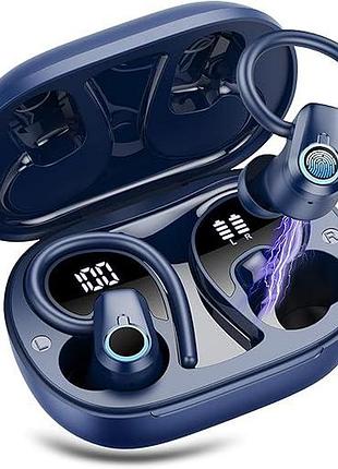 Беспроводные наушники, 2023 bluetooth-наушники 5.3 sport, вкладыши 50h с заушниками