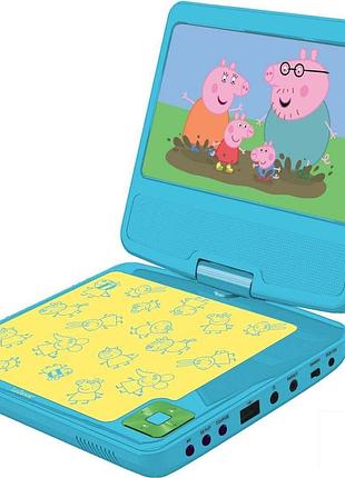 Lexibook портативний dvd-плеєр peppa pig 7-дюймовий рк-екран