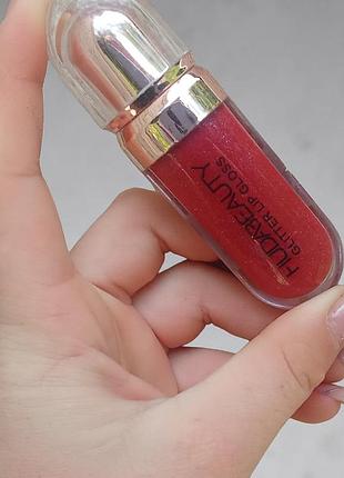 ✨ блеск для губ huda beauty glitter lip gloss