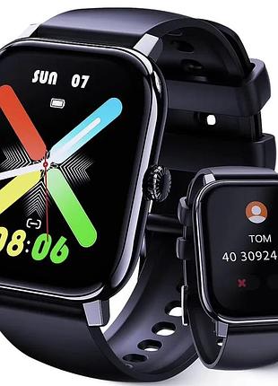 Смарт-часы smart watch llkboha p75 lsw1 black с сенсорным экраном 1,85 дюйма для мужчин и женщин