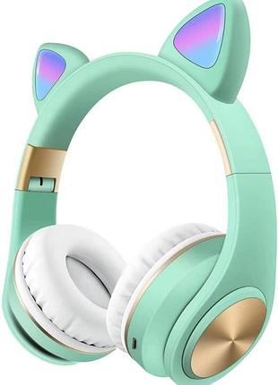 Бездротові навушники bluetooth cat ears, ігрова гарнітура з підсвічуванням