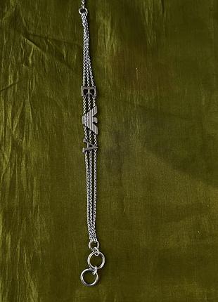 Armani vintage срібний браслет оригинал вінтаж 925 19см