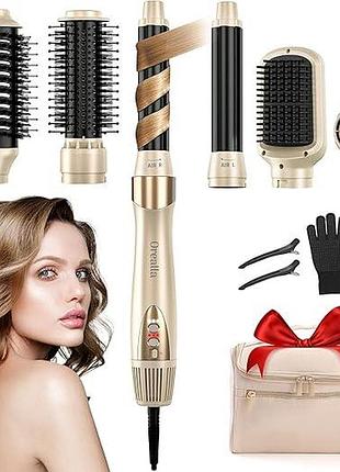 Багатофункціональний стайлер 6-в-1 airstyler, 110 000 об/хв, автоматична плойка, без пошкодження волосся від перегріву