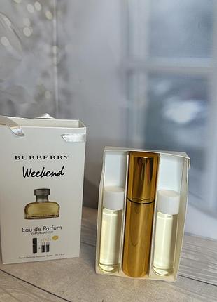 Подарунковий набір burberry weekend for women (барбери вікенд фо вумен) 45 мл