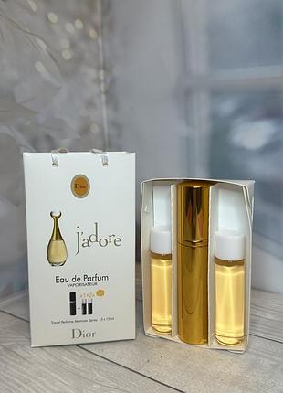 Туалетна вода в подарунковому пакованні christian dior j'adore/ крістіан діор жадор/45ml.