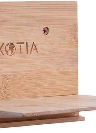 Невидимый книжный шкаф из прочного бамбука exotia (комплект из 2 шт.)